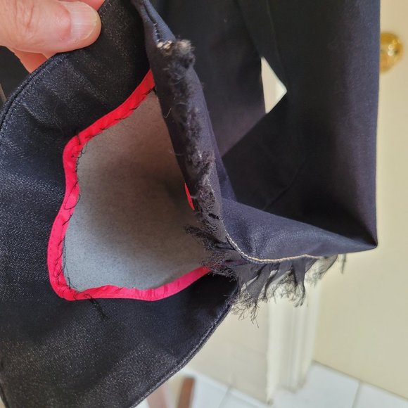 SOLD - Vintage Parasuco Dark Wash Jean Jacket US 10 - Picture 9 of 14